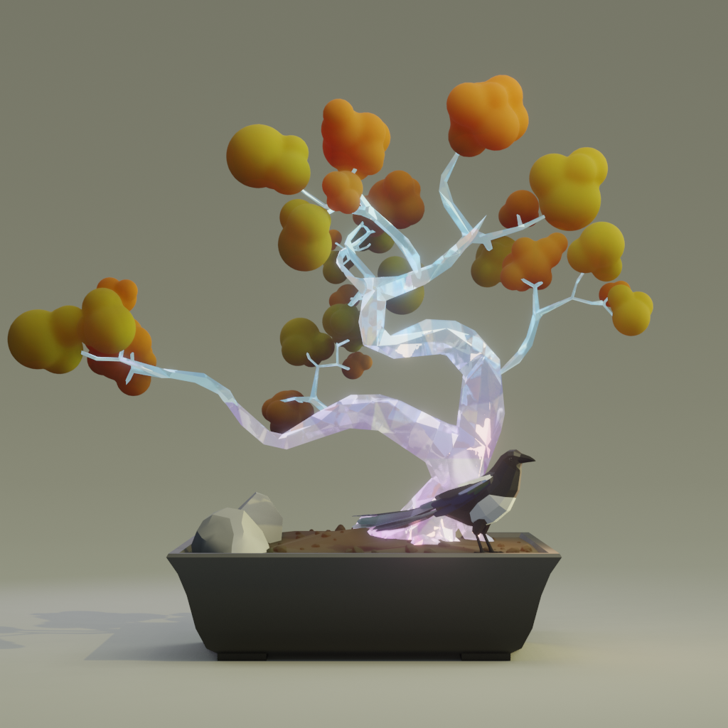 ZENFT Garden Society - Bonsai - Bonsai #8597 - NFT # 8597