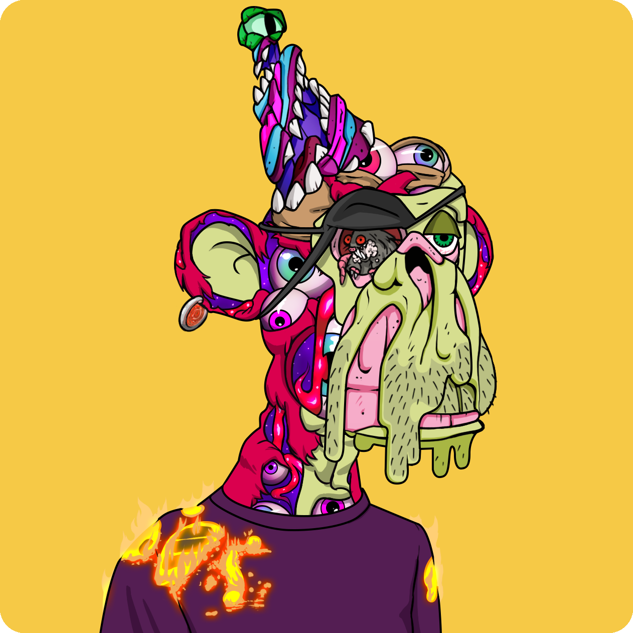 Yuga Labs - Mutant Ape Yacht Club - NFT # 10062