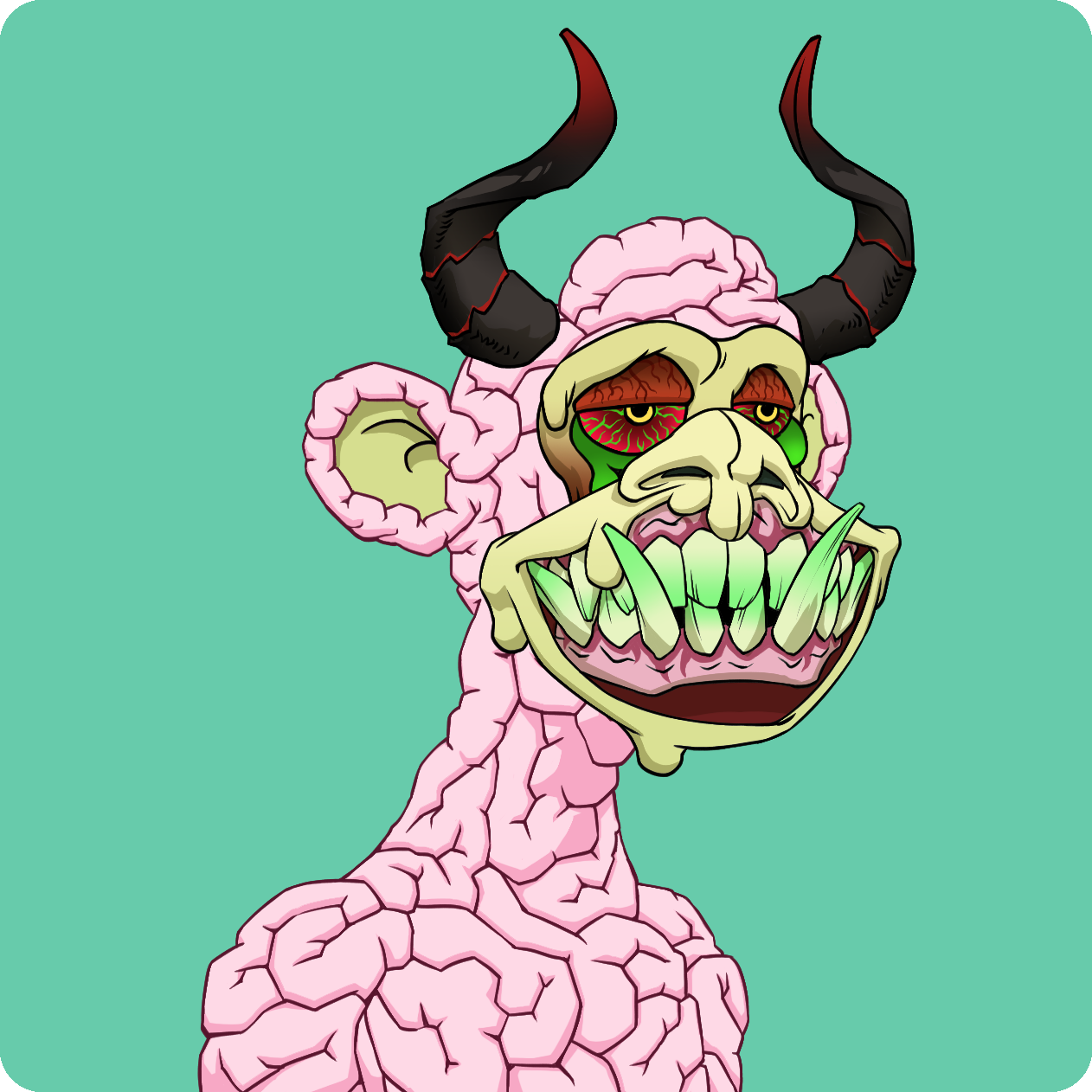 Yuga Labs - Mutant Ape Yacht Club - NFT # 3950