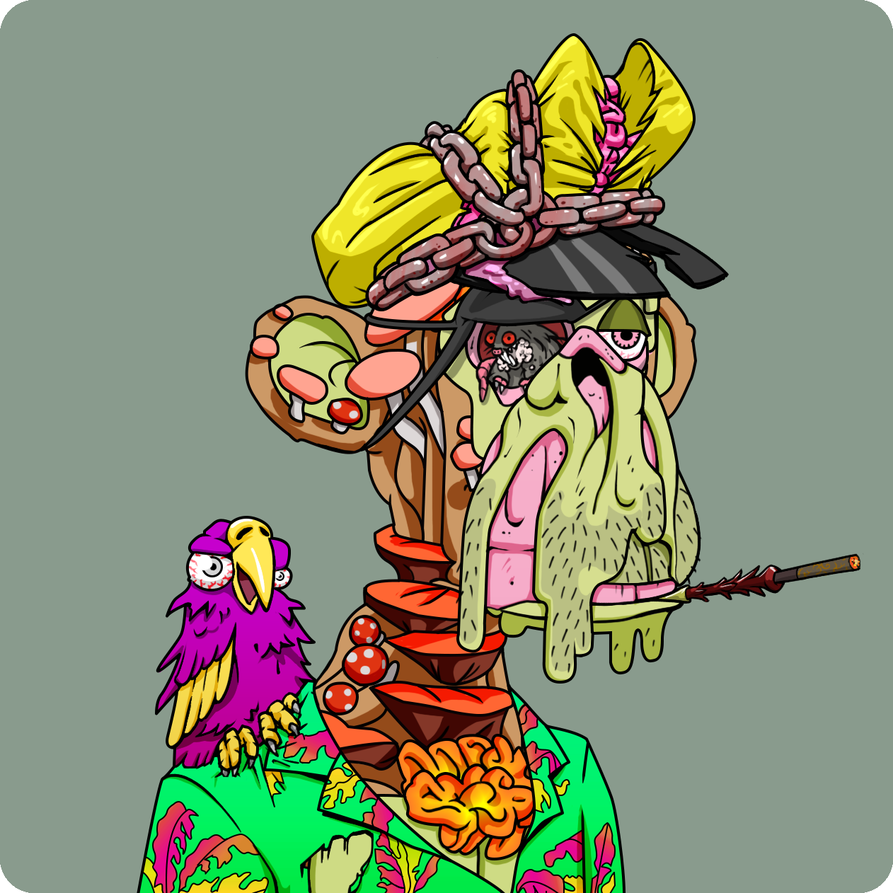 Yuga Labs - Mutant Ape Yacht Club - NFT # 10702