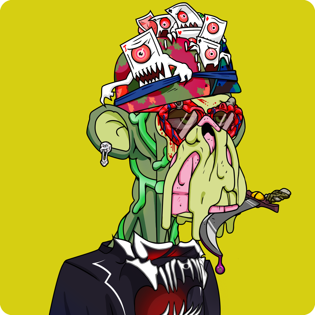 Yuga Labs - Mutant Ape Yacht Club - NFT # 3671