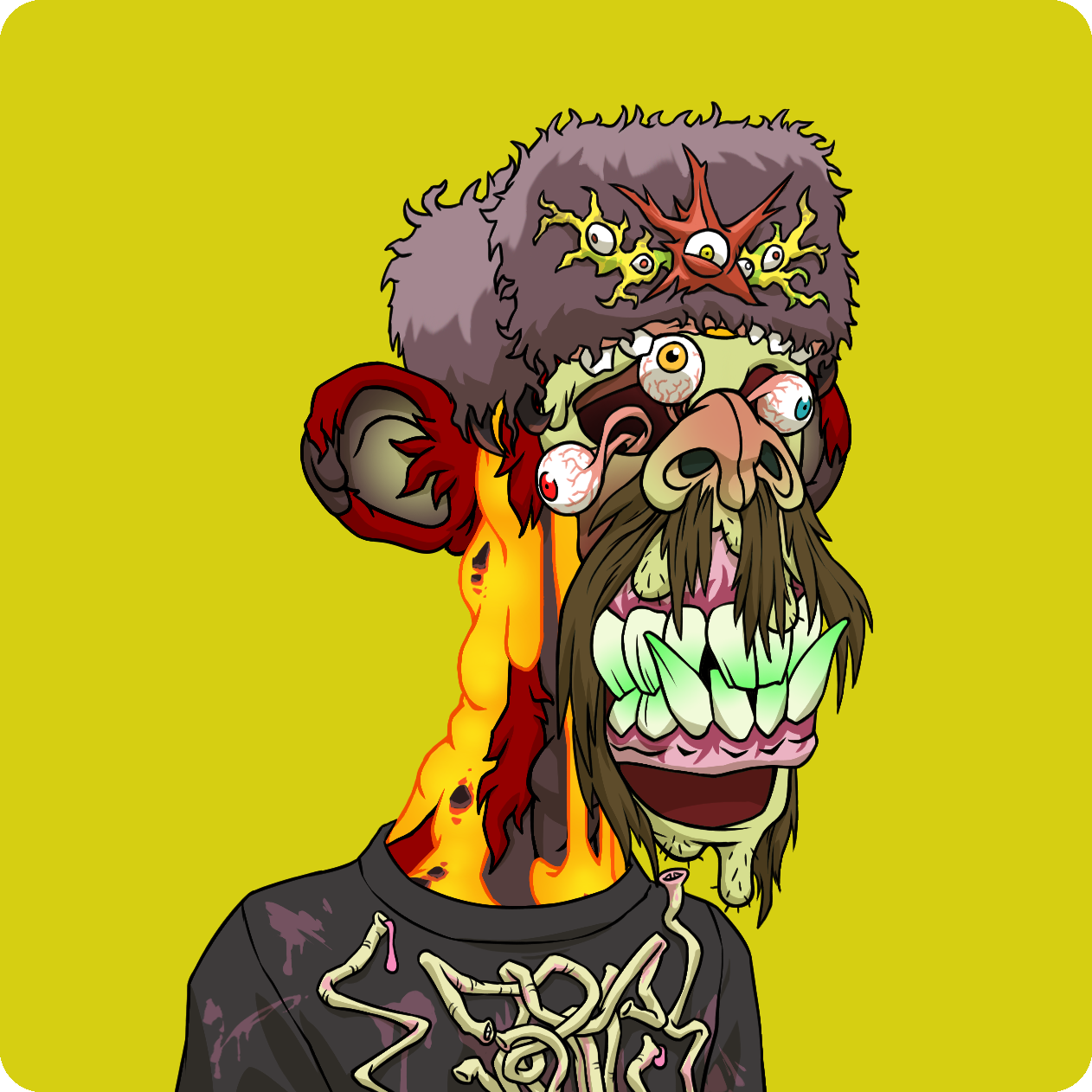 Yuga Labs - Mutant Ape Yacht Club - NFT # 8619