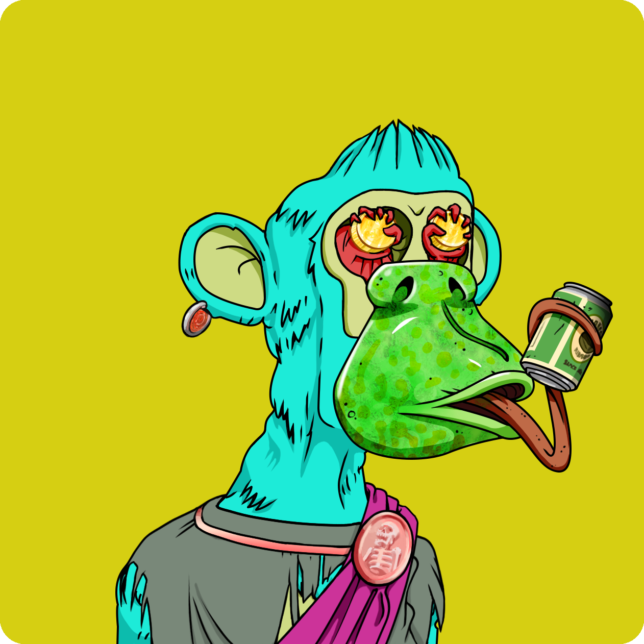 Yuga Labs - Mutant Ape Yacht Club - NFT # 172