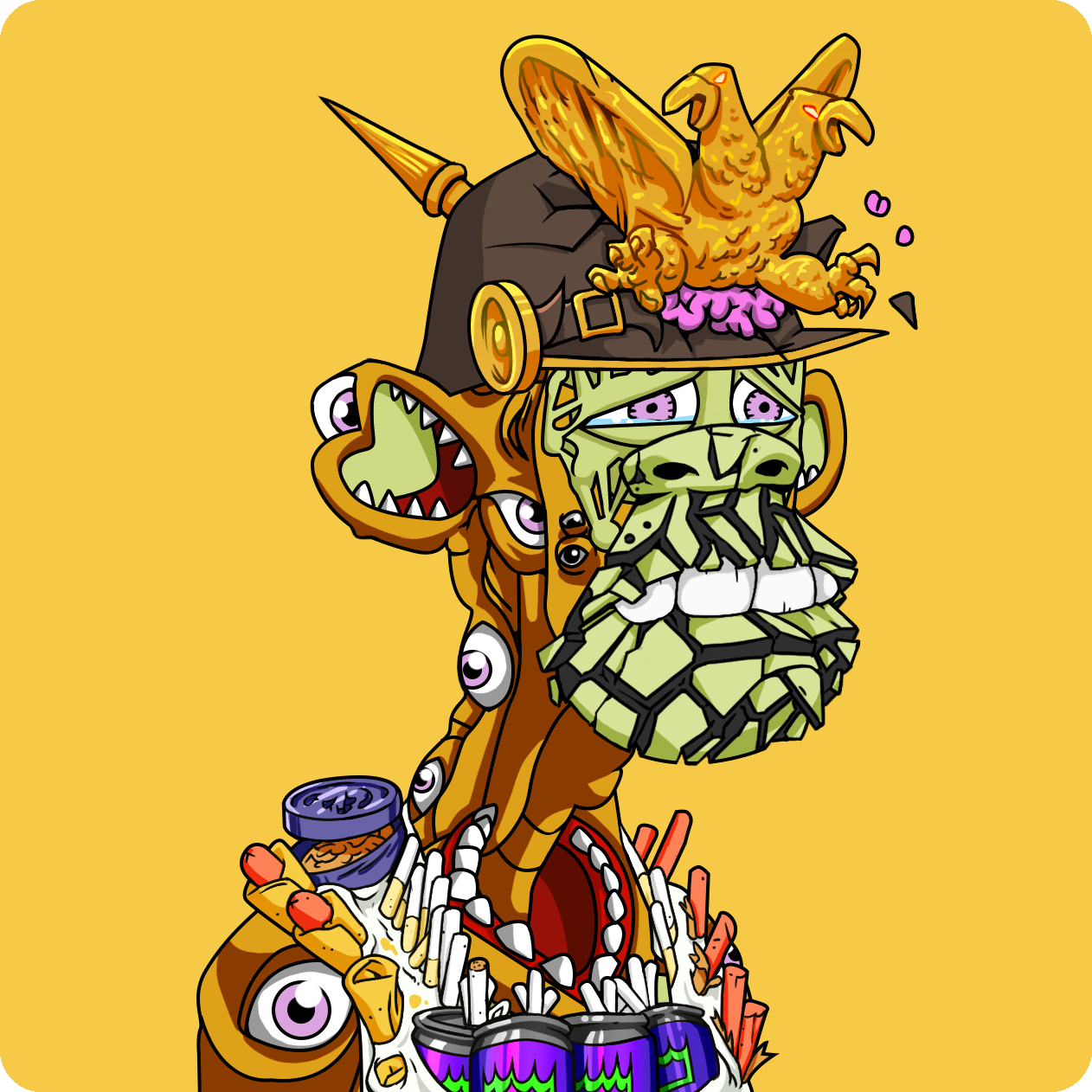 Yuga Labs - Mutant Ape Yacht Club - NFT # 21736