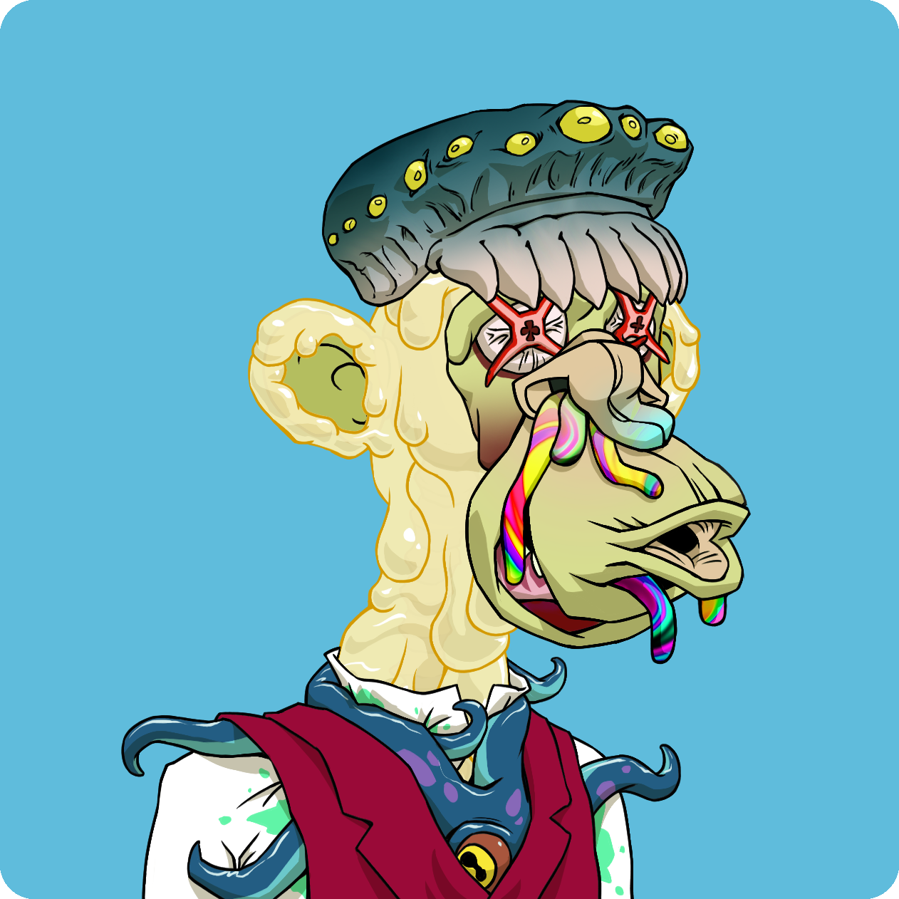 Yuga Labs - Mutant Ape Yacht Club - NFT # 1187