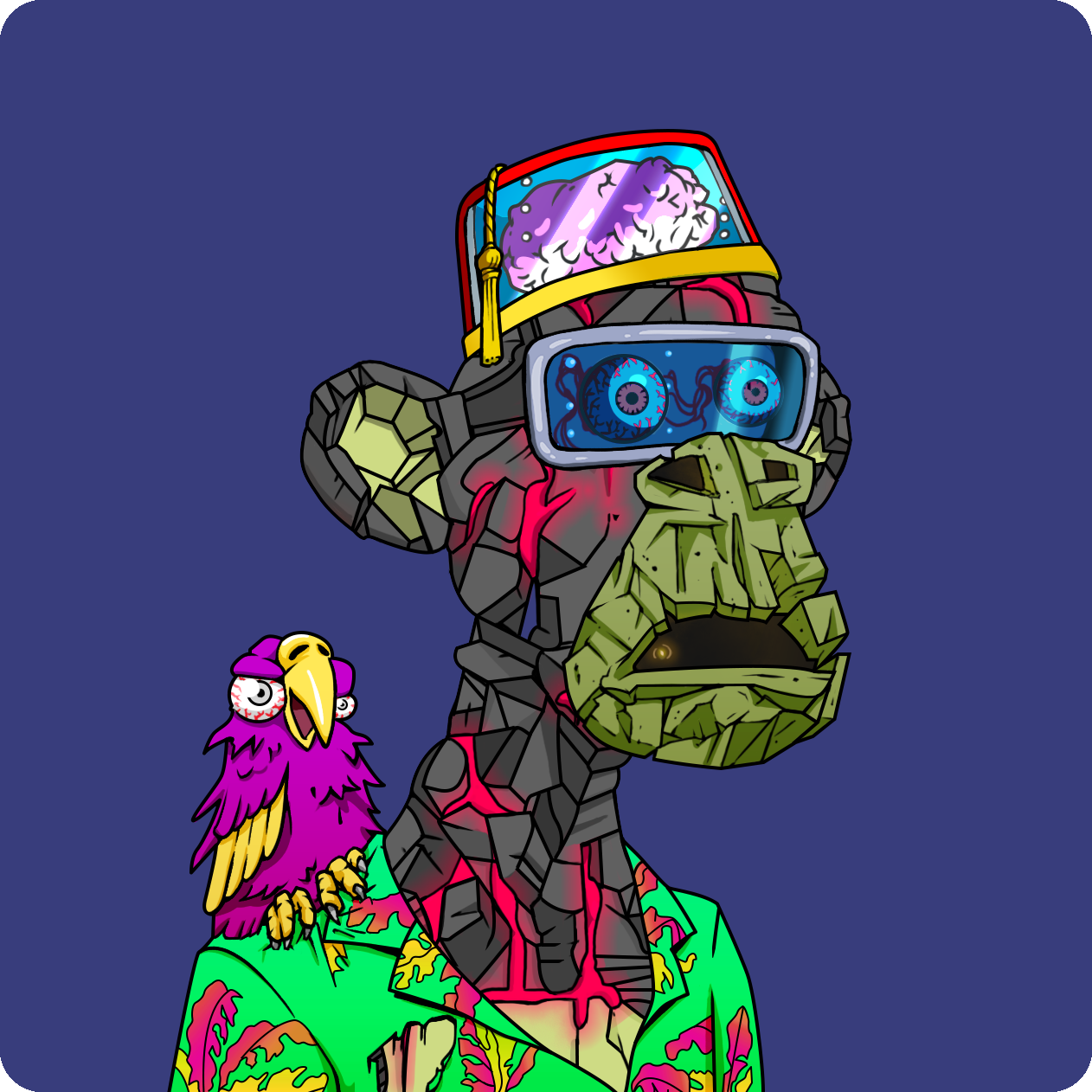 Yuga Labs - Mutant Ape Yacht Club - NFT # 12696