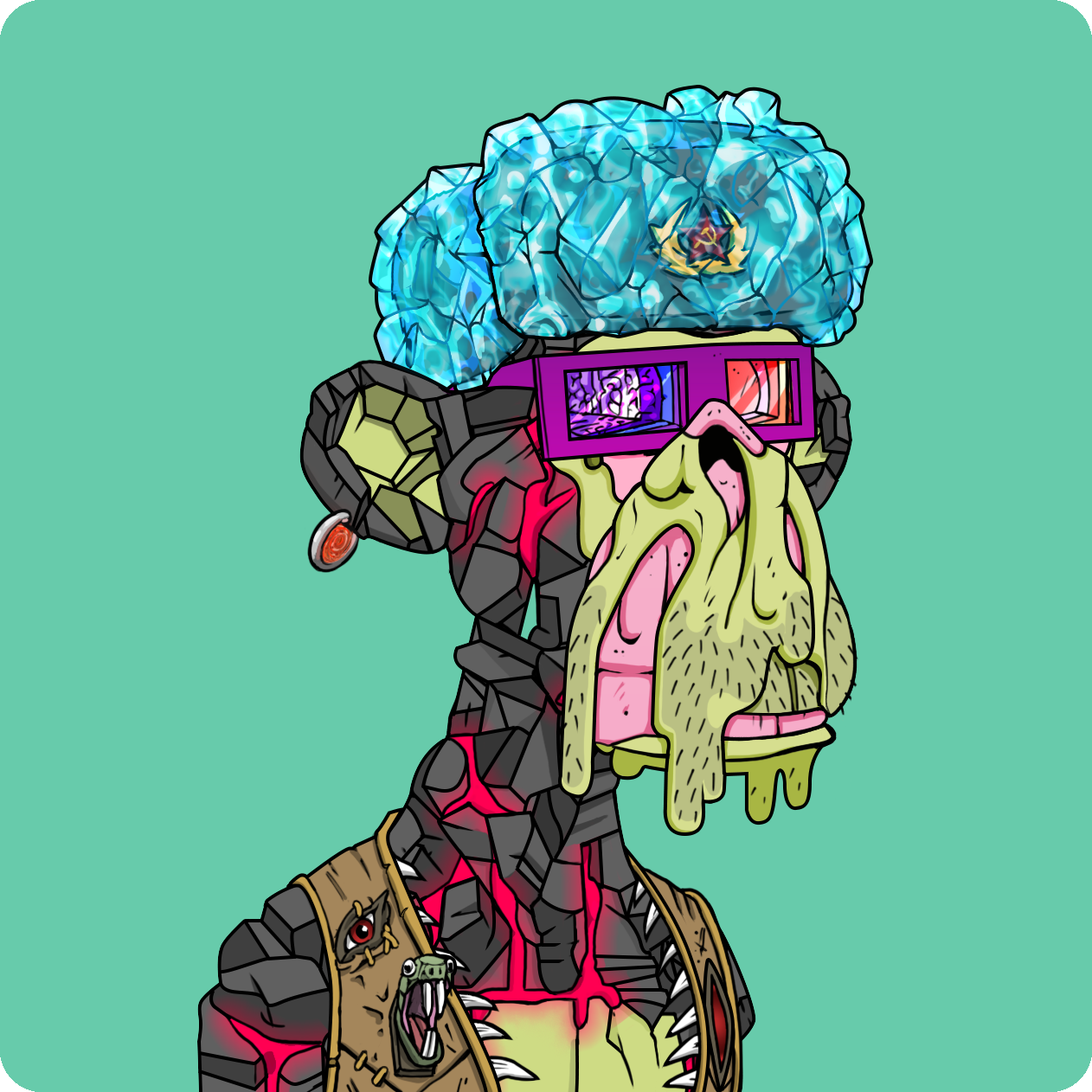 Yuga Labs - Mutant Ape Yacht Club - NFT # 17344