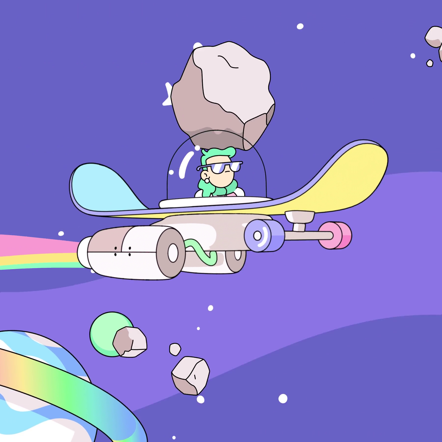 The Doodles Founders - Space Doodles - Space Doodle #329 - NFT # 329