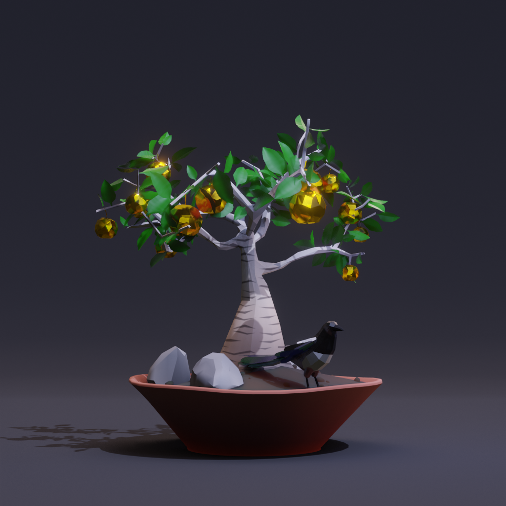 ZENFT Garden Society - Bonsai - Bonsai #133 - NFT # 133