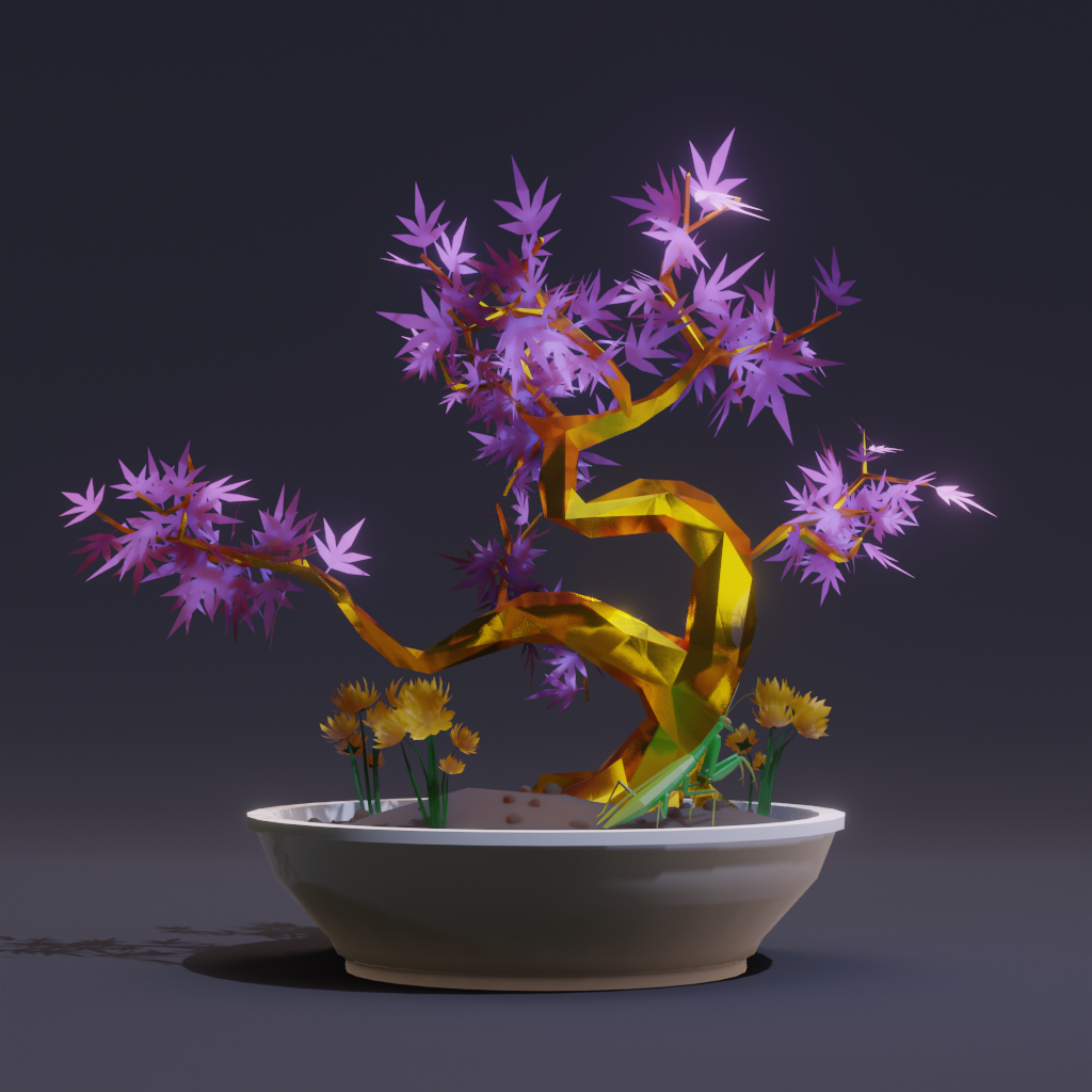 ZENFT Garden Society - Bonsai - Bonsai #8483 - NFT # 8483