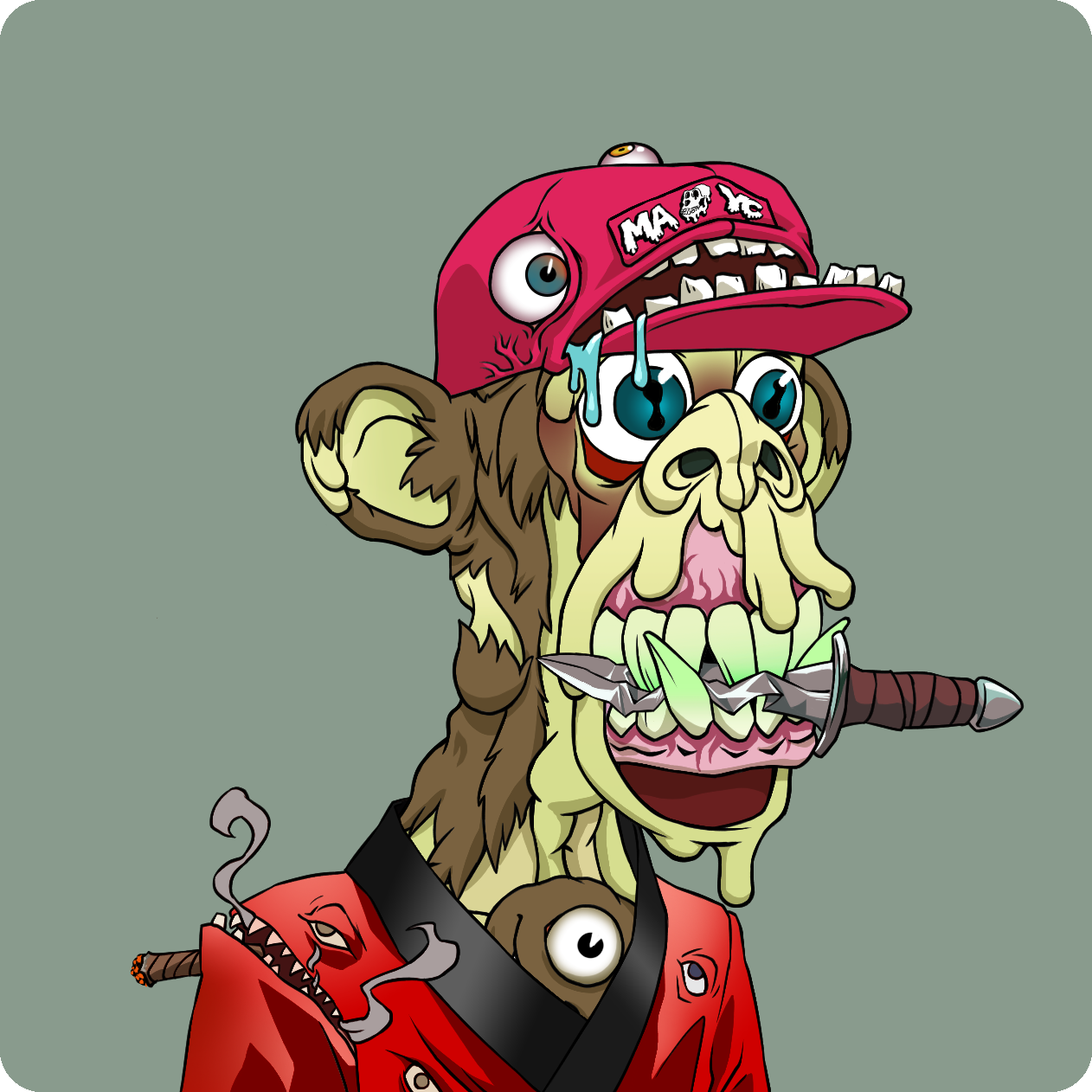 Yuga Labs - Mutant Ape Yacht Club - NFT # 12493