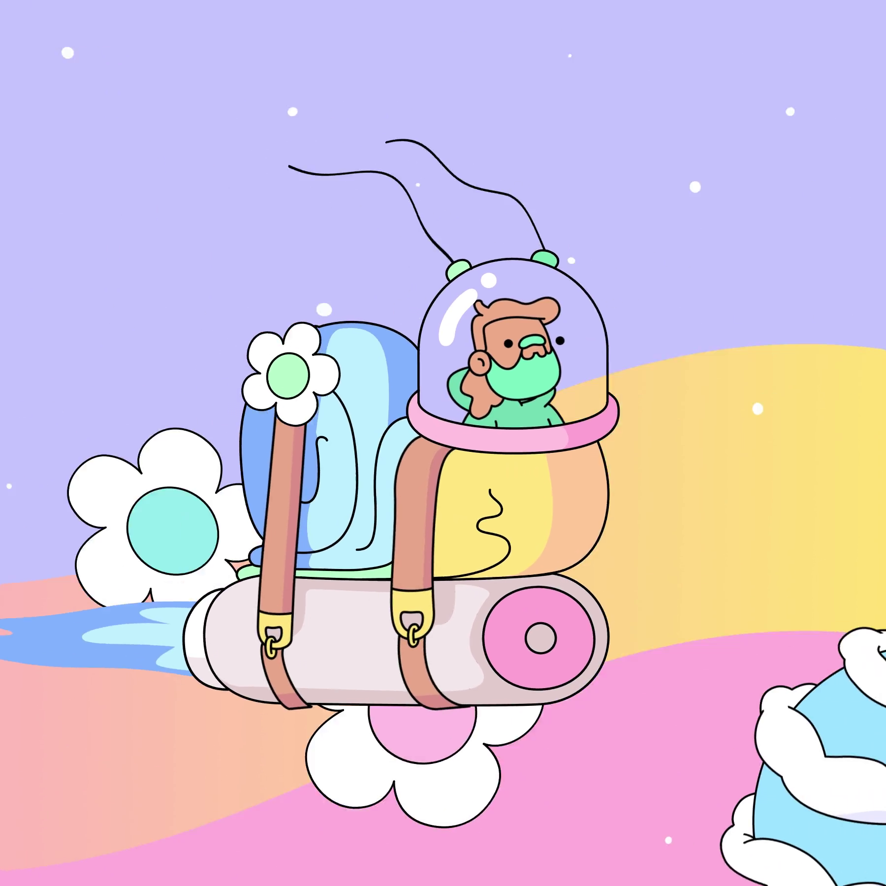 The Doodles Founders - Space Doodles - Space Doodle #229 - NFT # 229