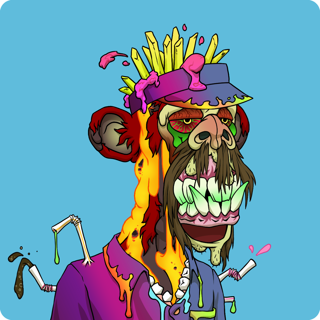 Yuga Labs - Mutant Ape Yacht Club - NFT # 3760