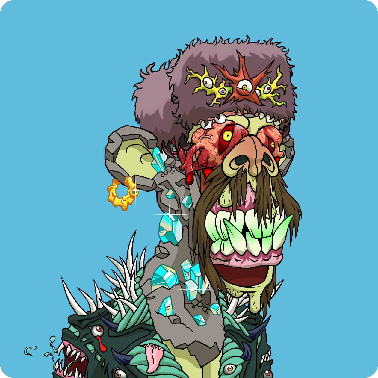 Yuga Labs - Mutant Ape Yacht Club - NFT # 3090