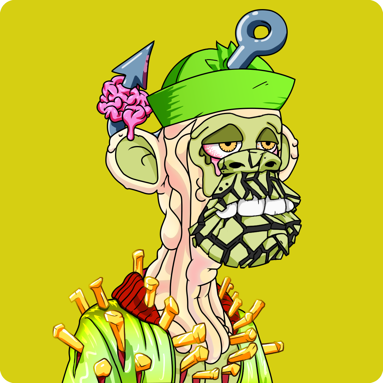 Yuga Labs - Mutant Ape Yacht Club - NFT # 9093