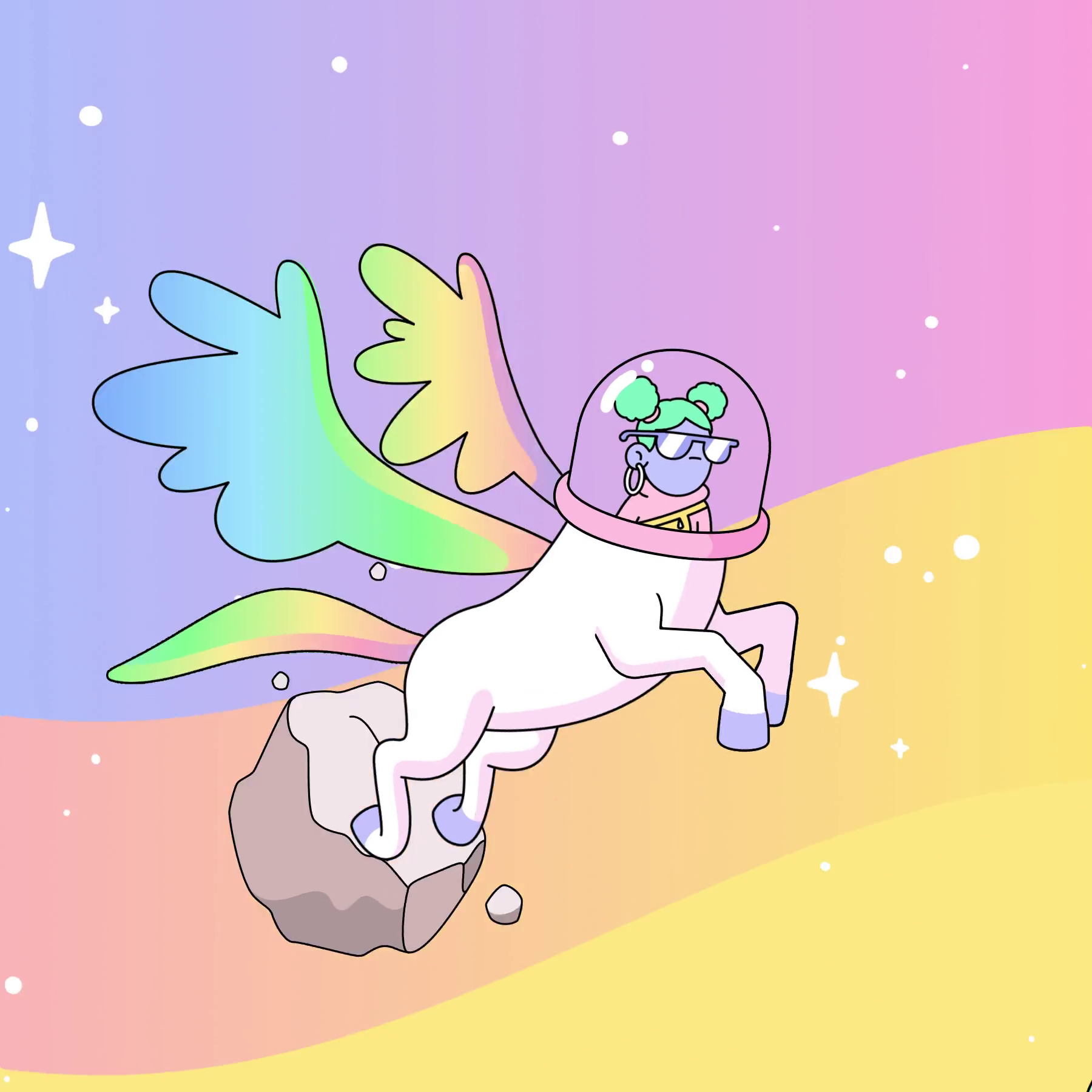 The Doodles Founders - Space Doodles - Space Doodle #9905 - NFT # 9905