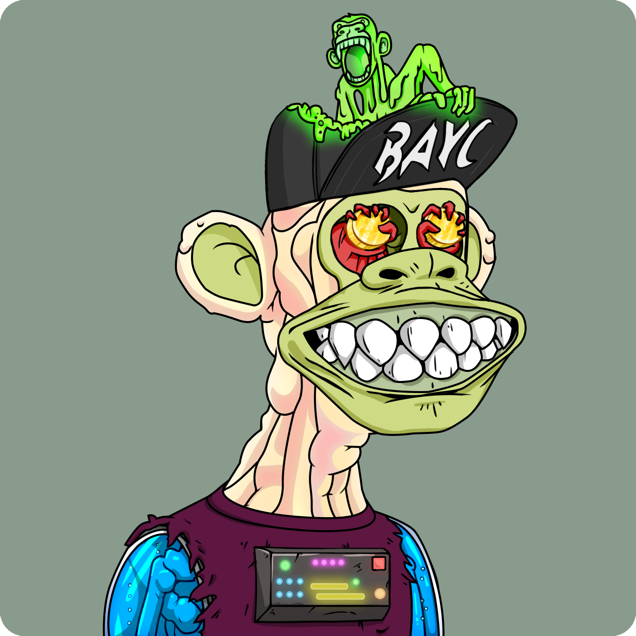 Yuga Labs - Mutant Ape Yacht Club - NFT # 10860