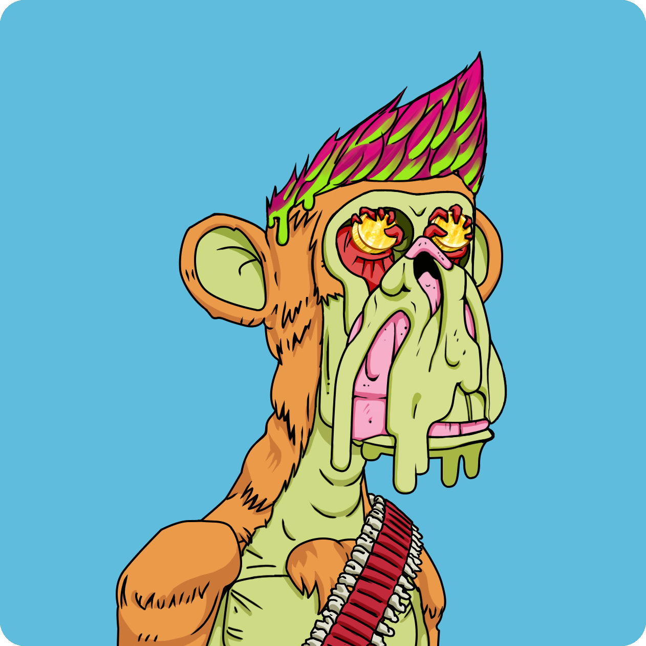 Yuga Labs - Mutant Ape Yacht Club - NFT # 3262