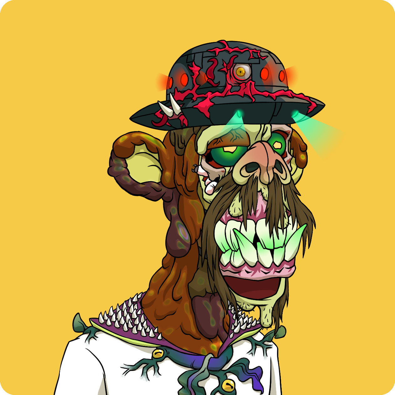 Yuga Labs - Mutant Ape Yacht Club - NFT # 3302