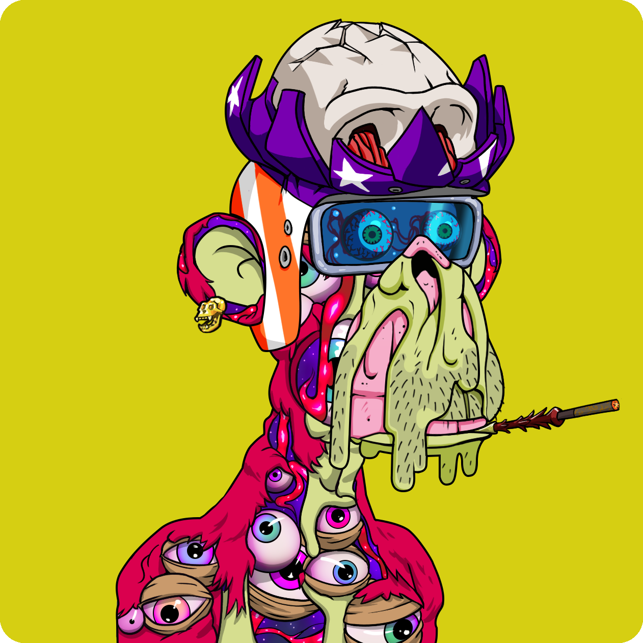 Yuga Labs - Mutant Ape Yacht Club - NFT # 22884