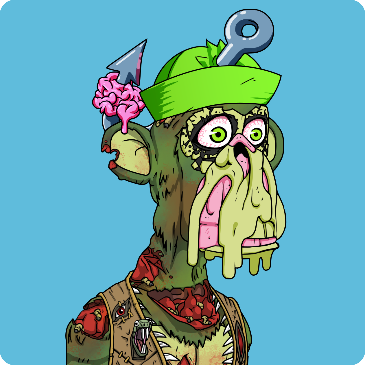 Yuga Labs - Mutant Ape Yacht Club - NFT # 6136