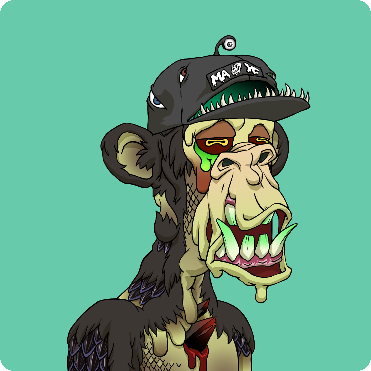 Yuga Labs - Mutant Ape Yacht Club - NFT # 23091