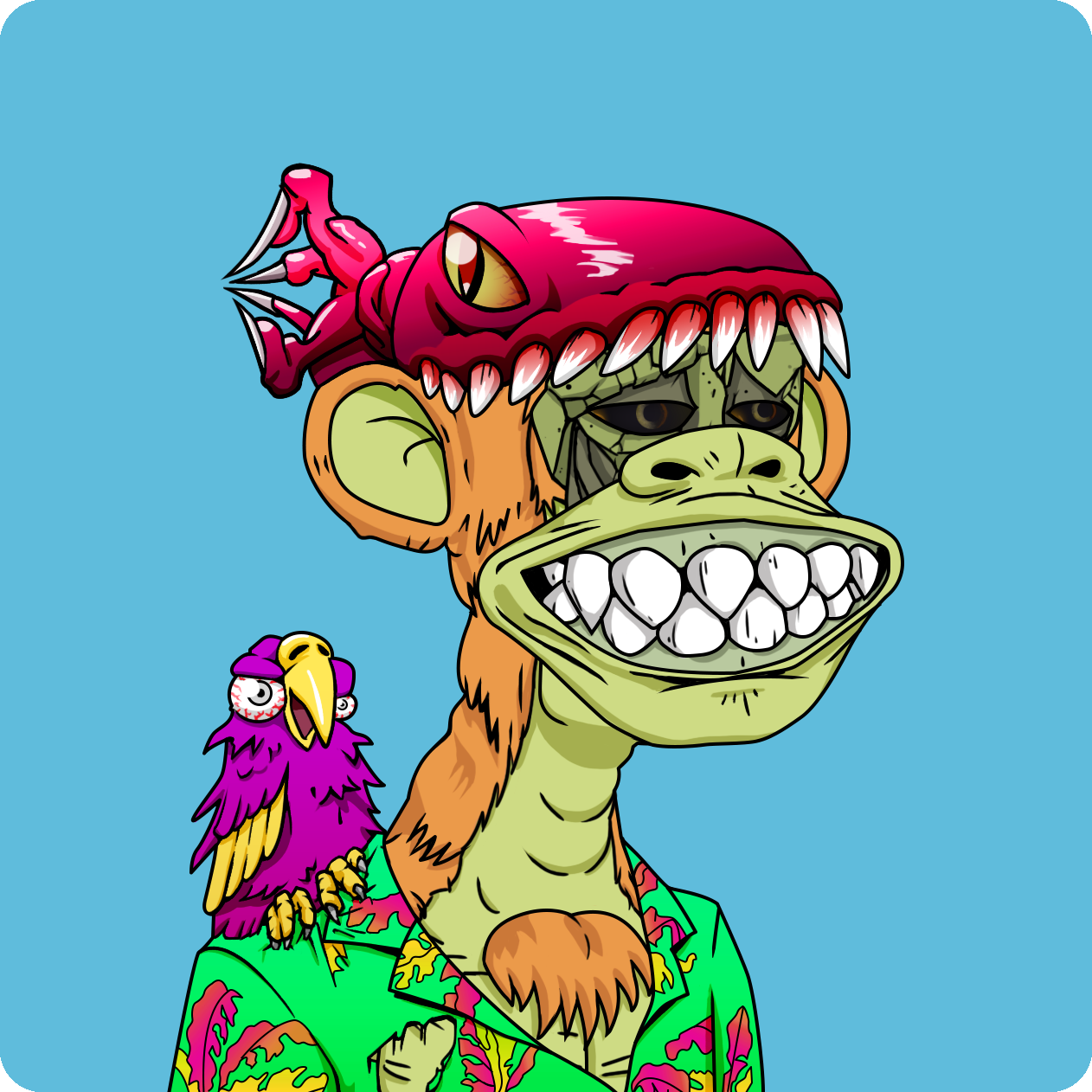 Yuga Labs - Mutant Ape Yacht Club - NFT # 19254