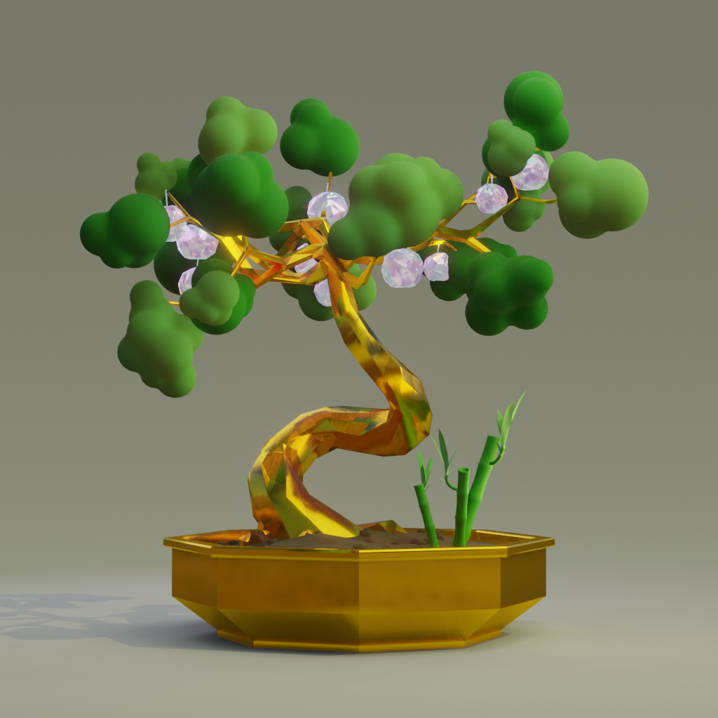 ZENFT Garden Society - Bonsai - Bonsai #8225 - NFT # 8225