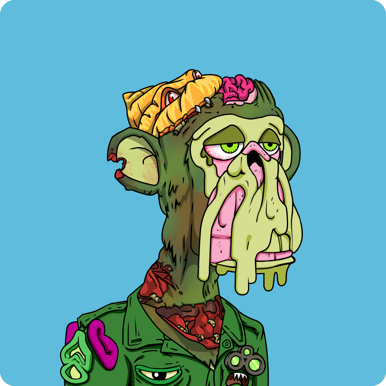 Yuga Labs - Mutant Ape Yacht Club - NFT # 24252