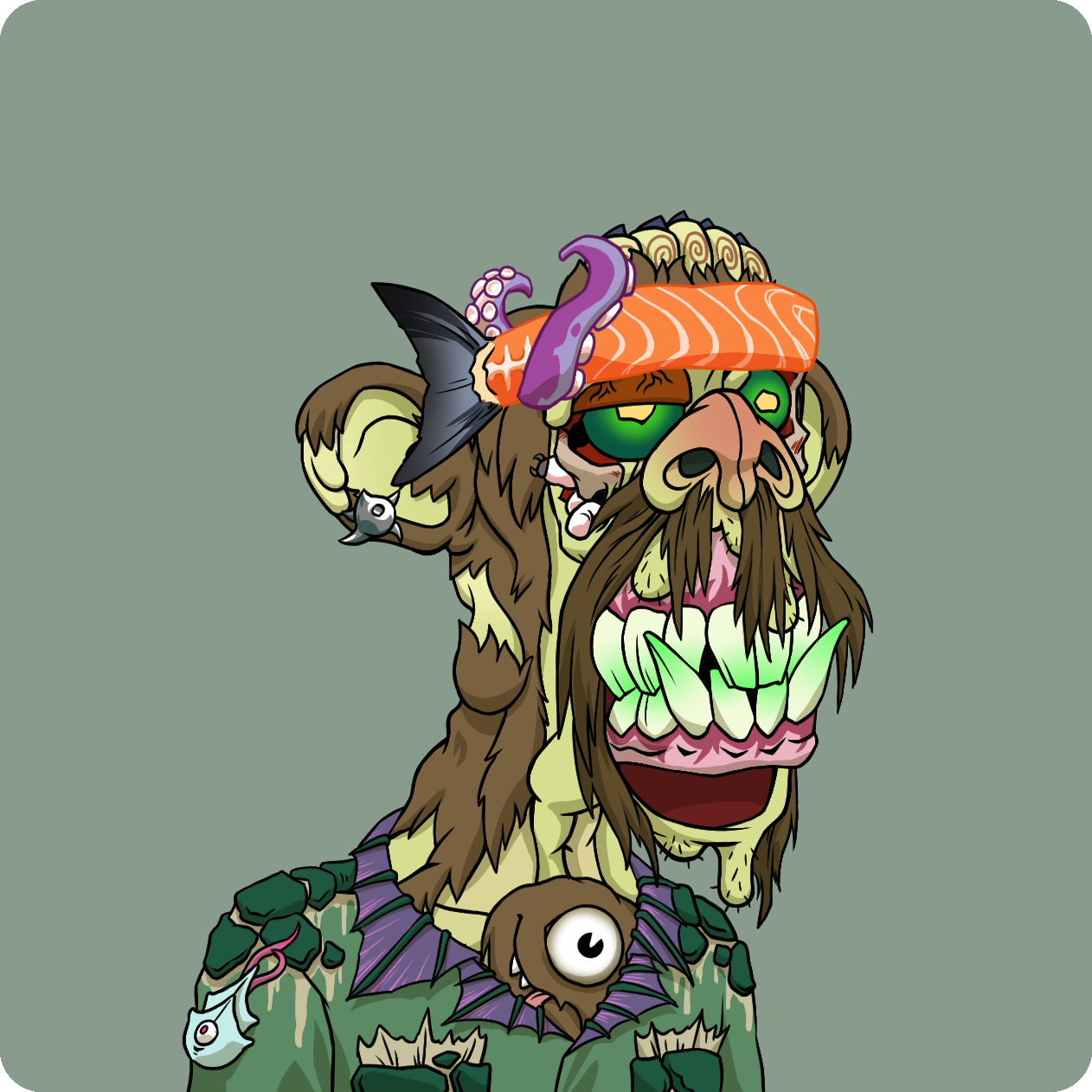 Yuga Labs - Mutant Ape Yacht Club - NFT # 7833