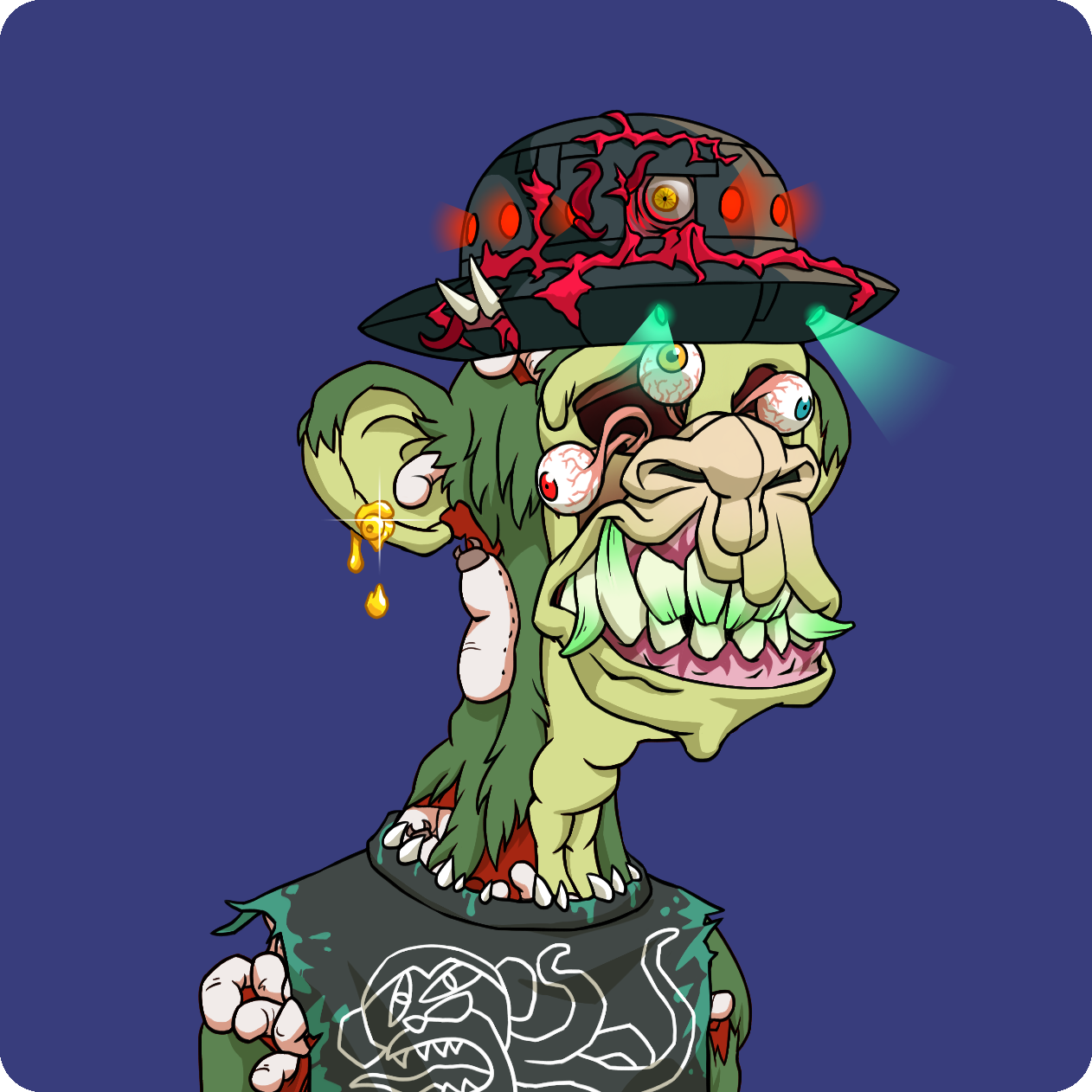 Yuga Labs - Mutant Ape Yacht Club - NFT # 96