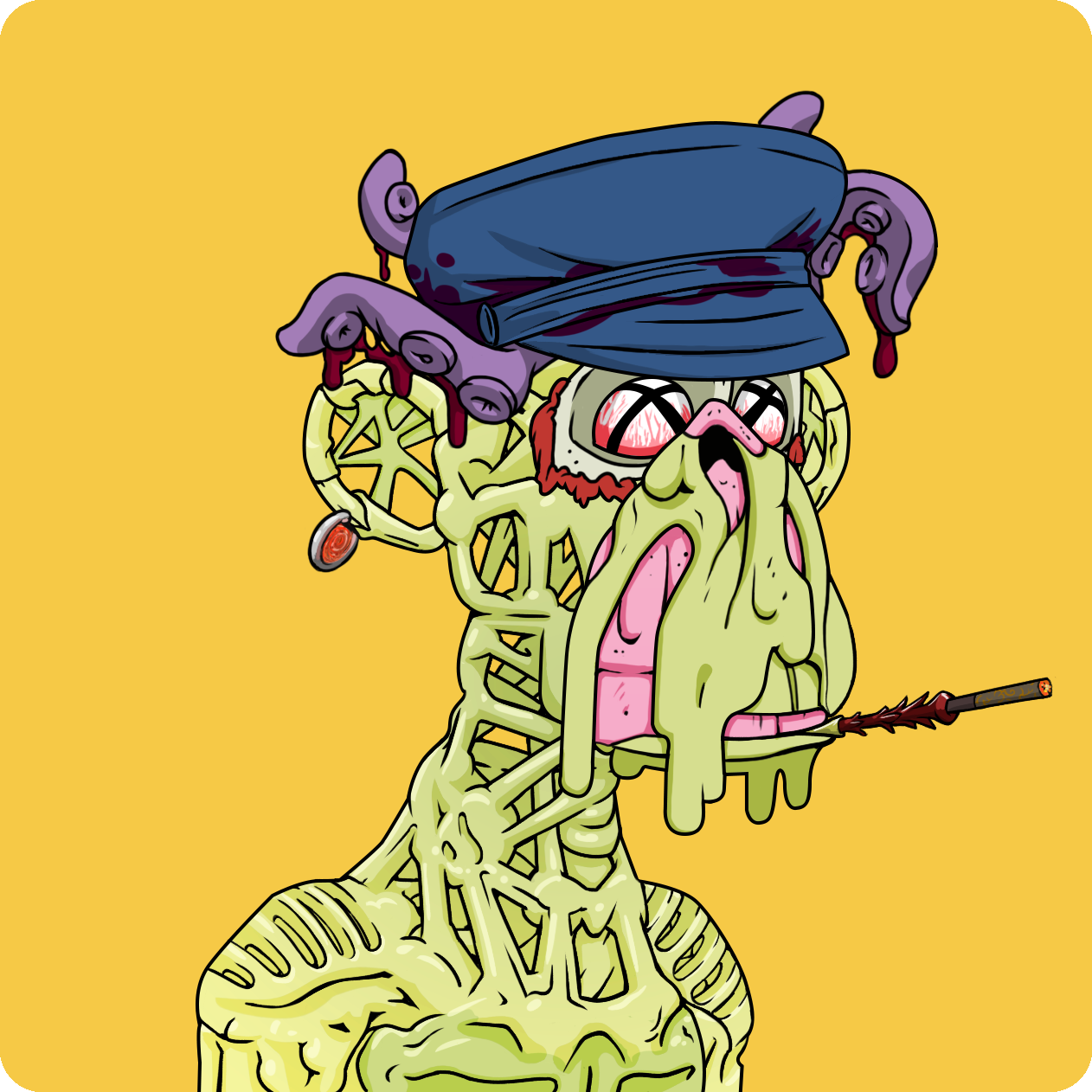 Yuga Labs - Mutant Ape Yacht Club - NFT # 3334