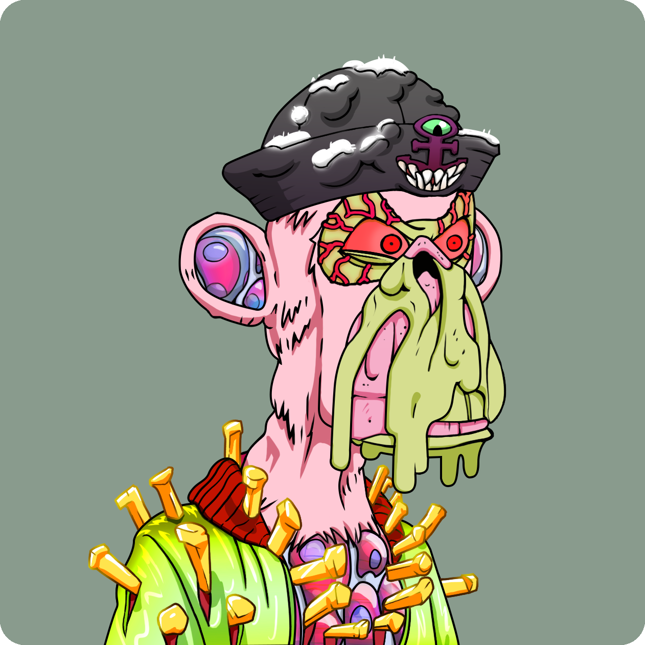 Yuga Labs - Mutant Ape Yacht Club - NFT # 17176