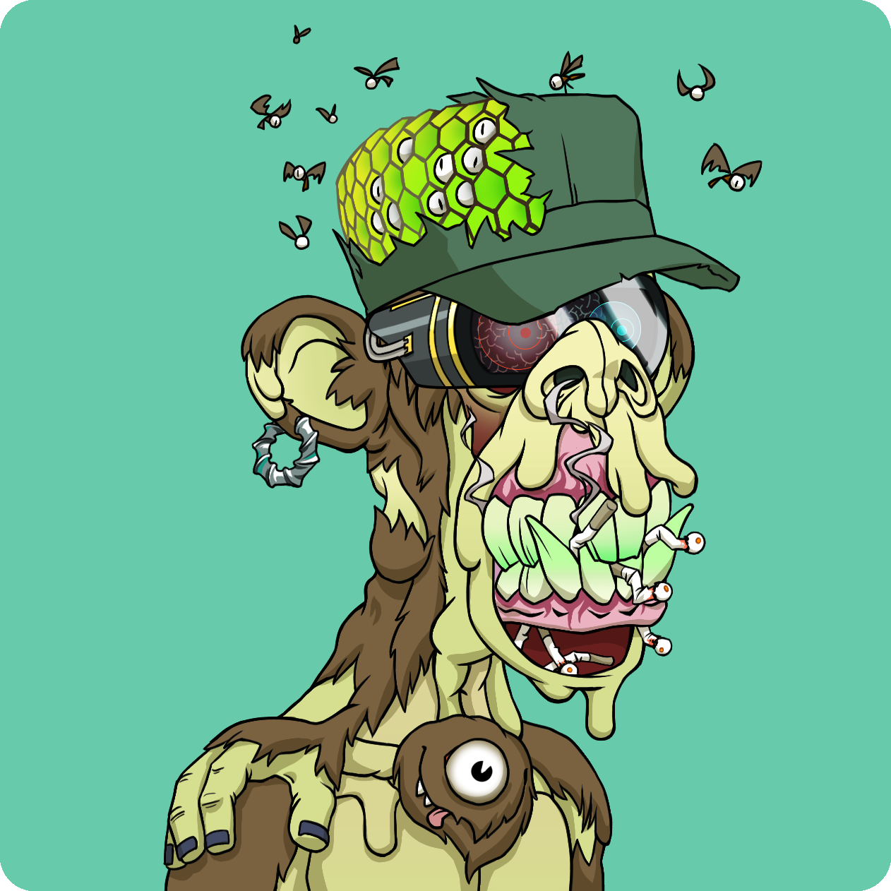 Yuga Labs - Mutant Ape Yacht Club - NFT # 1034