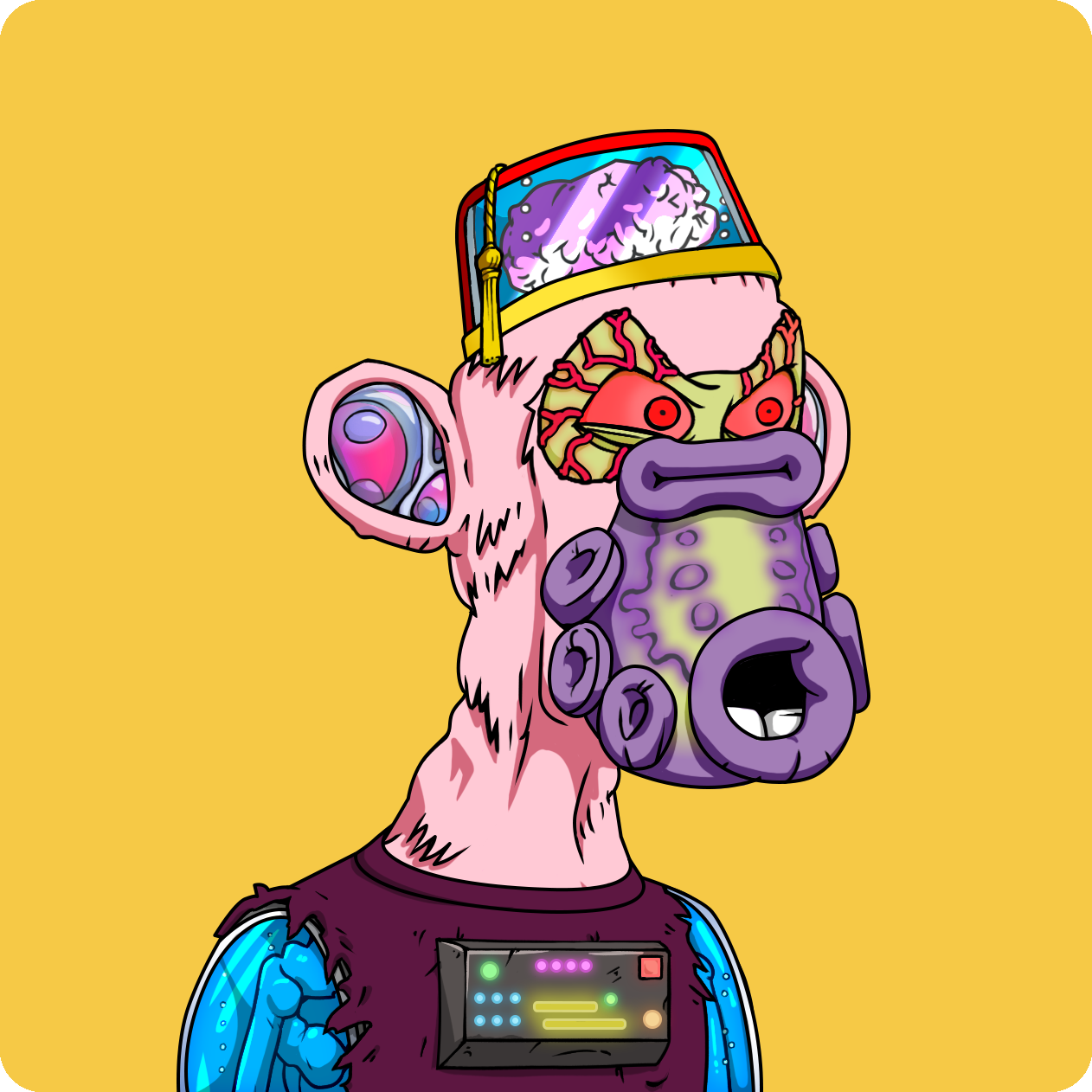 Yuga Labs - Mutant Ape Yacht Club - NFT # 6448