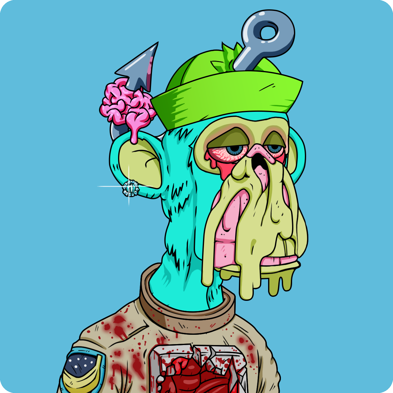 Yuga Labs - Mutant Ape Yacht Club - NFT # 5968