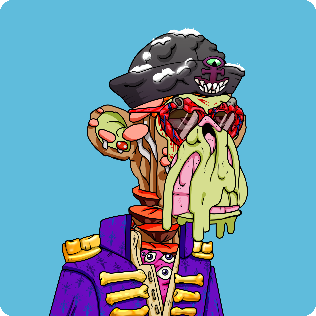 Yuga Labs - Mutant Ape Yacht Club - NFT # 8244