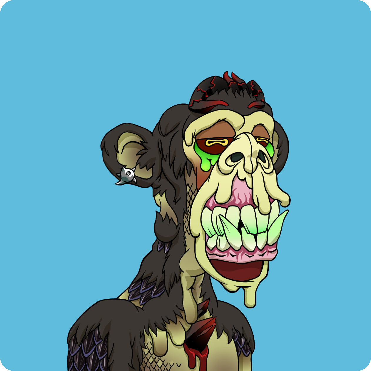 Yuga Labs - Mutant Ape Yacht Club - NFT # 1411