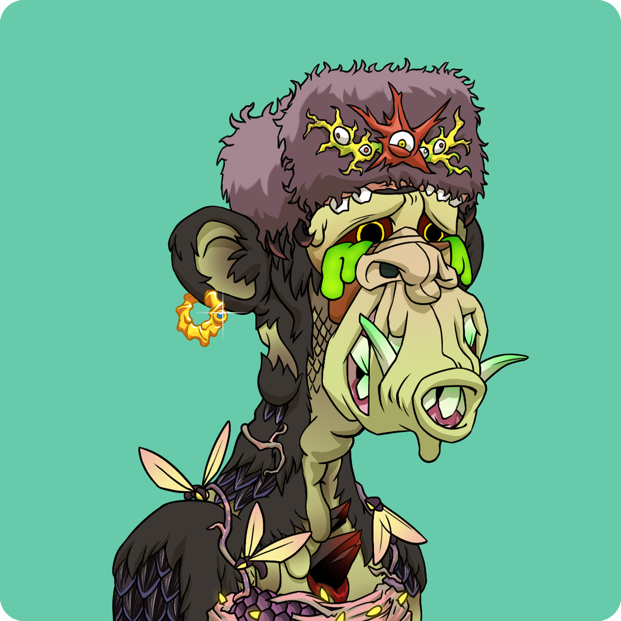 Yuga Labs - Mutant Ape Yacht Club - NFT # 16489