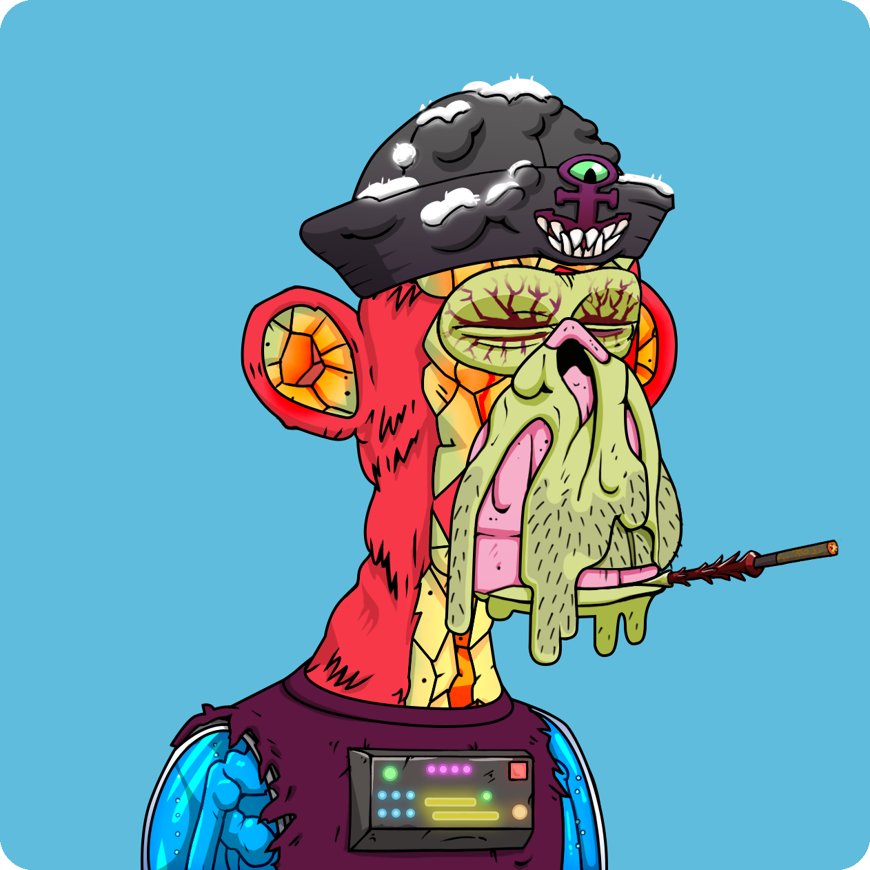 Yuga Labs - Mutant Ape Yacht Club - NFT # 3697