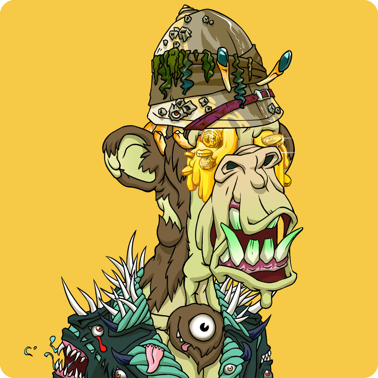 Yuga Labs - Mutant Ape Yacht Club - NFT # 21857