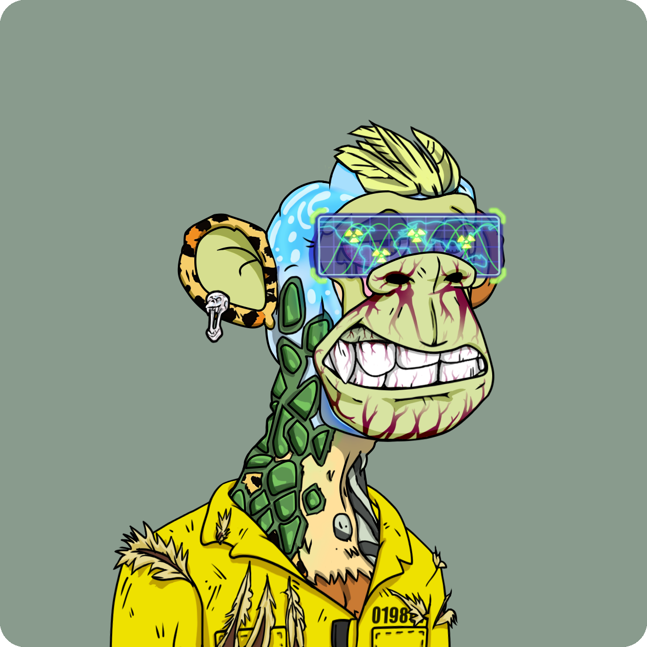 Yuga Labs - Mutant Ape Yacht Club - NFT # 21338