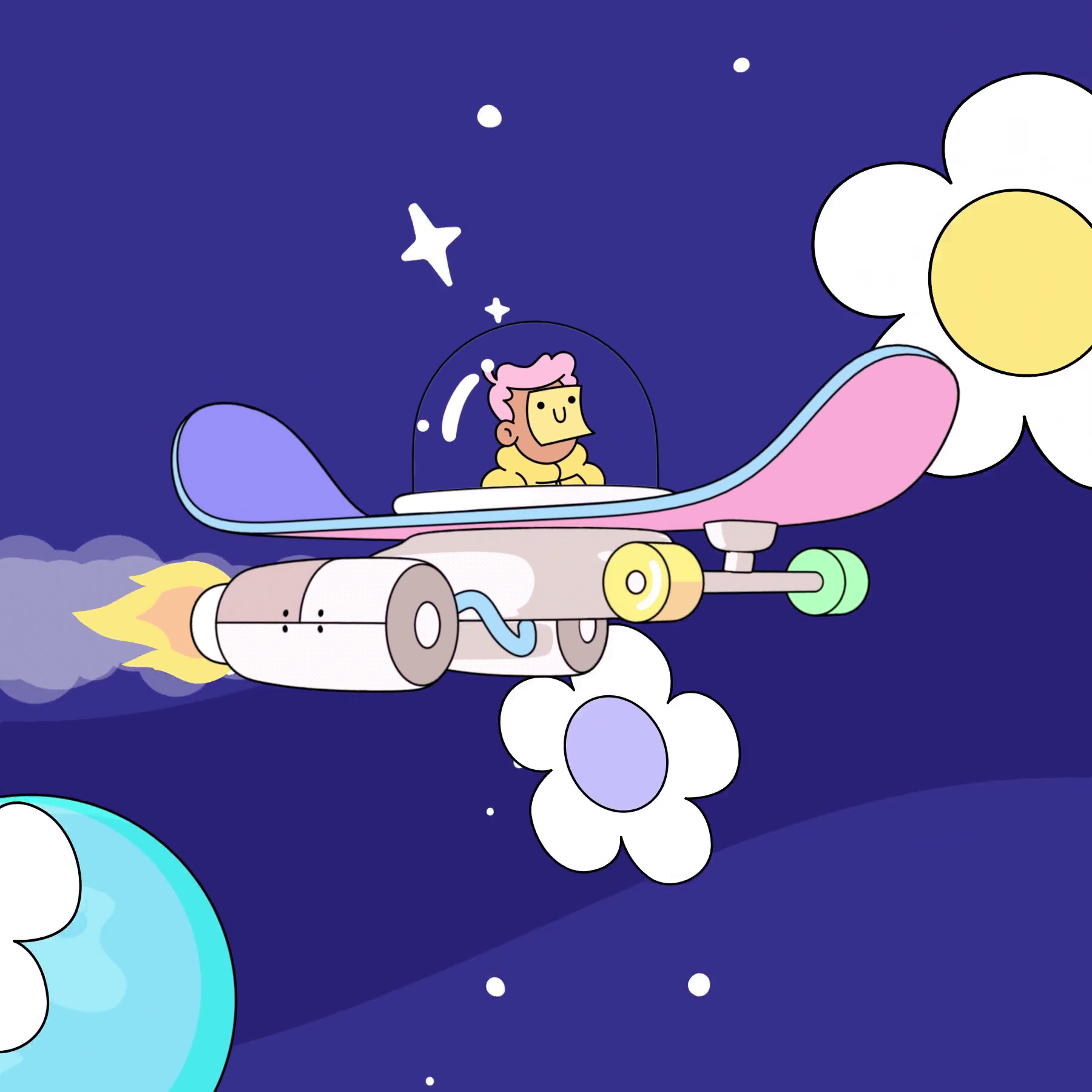 The Doodles Founders - Space Doodles - Space Doodle #267 - NFT # 267