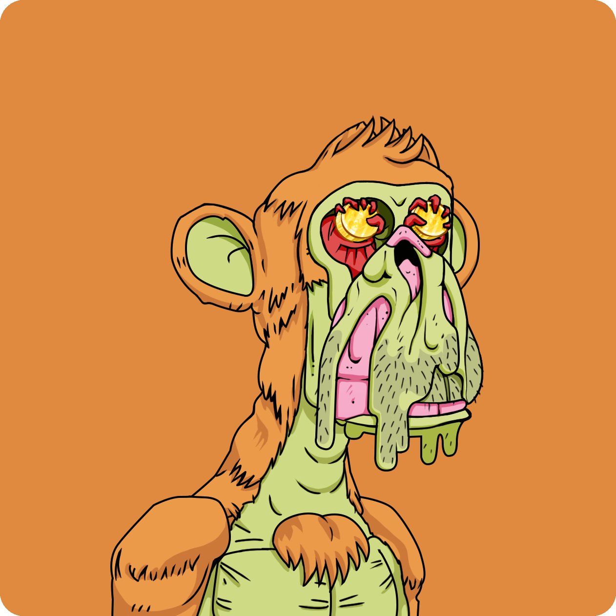 Yuga Labs - Mutant Ape Yacht Club - NFT # 3424