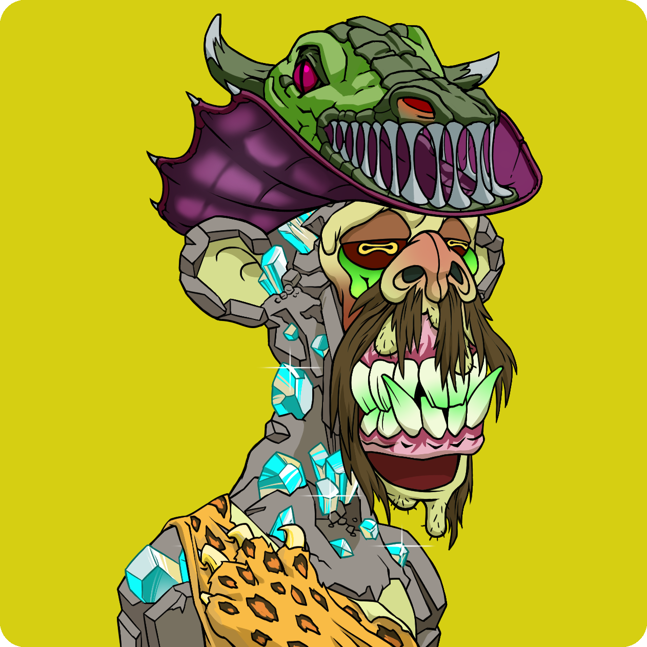 Yuga Labs - Mutant Ape Yacht Club - NFT # 3166