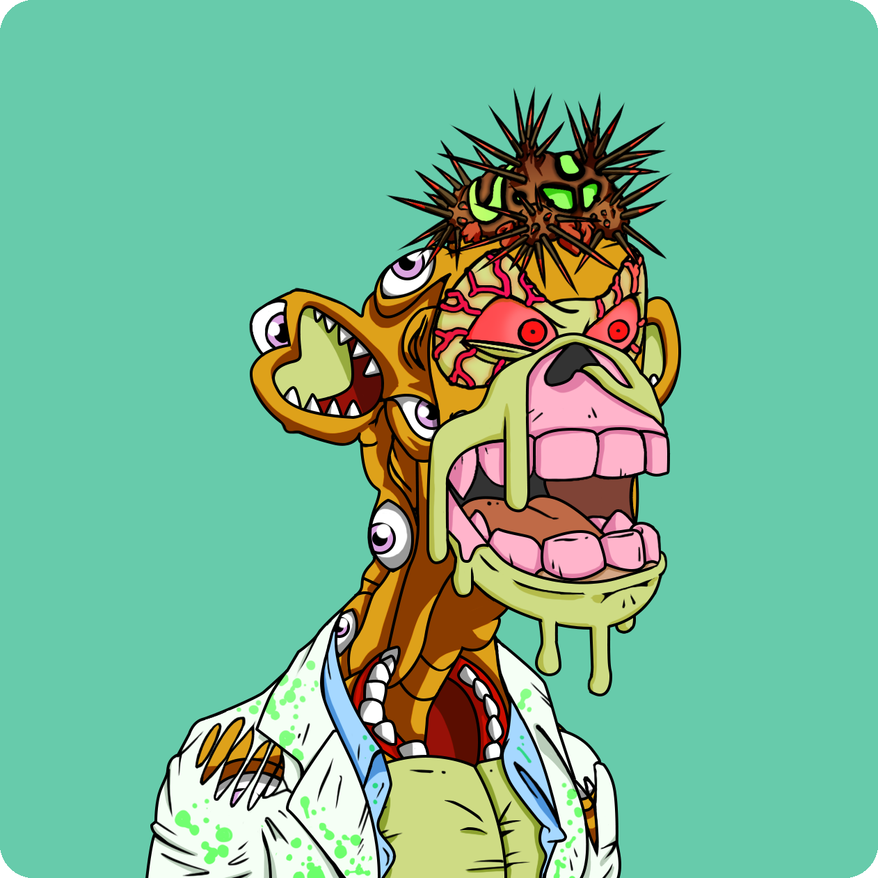 Yuga Labs - Mutant Ape Yacht Club - NFT # 4839