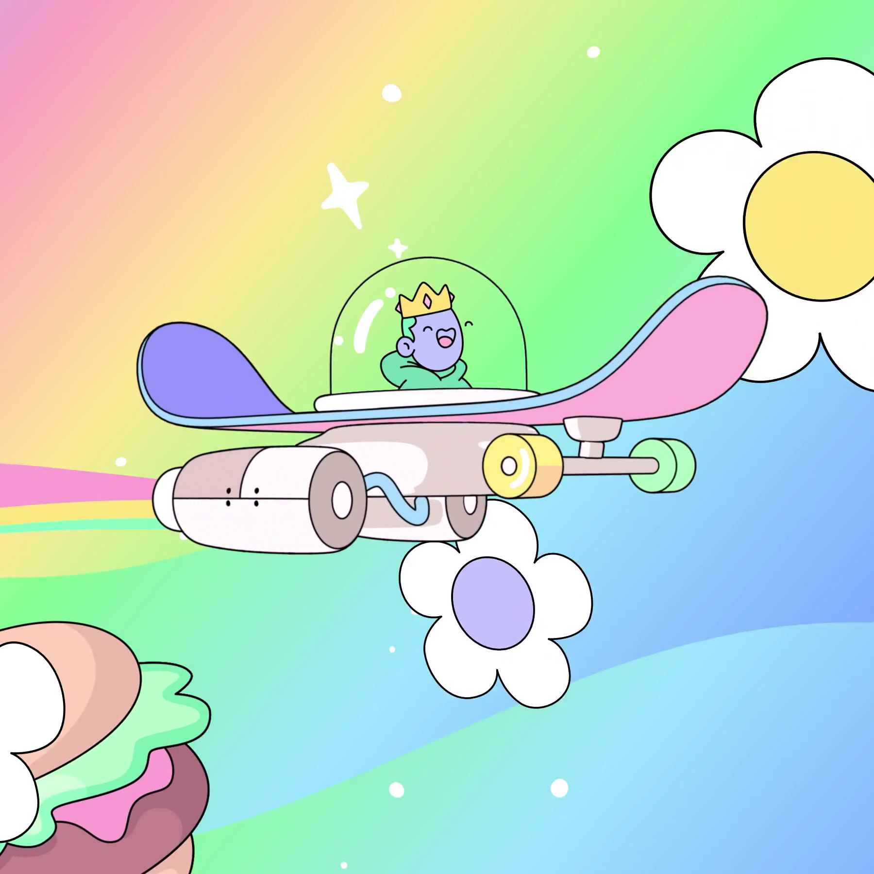 The Doodles Founders - Space Doodles - Space Doodle #34 - NFT # 34