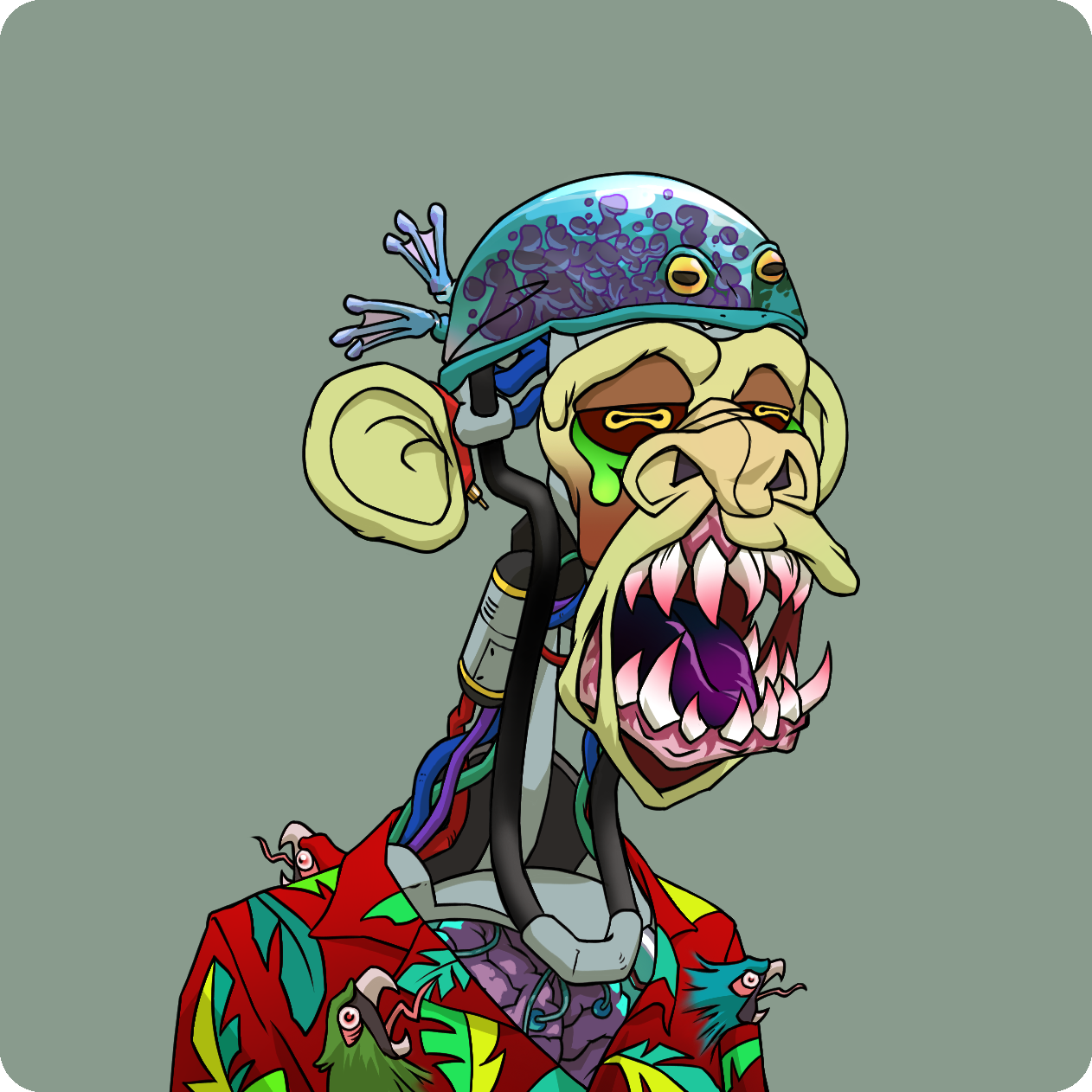 Yuga Labs - Mutant Ape Yacht Club - NFT # 1195