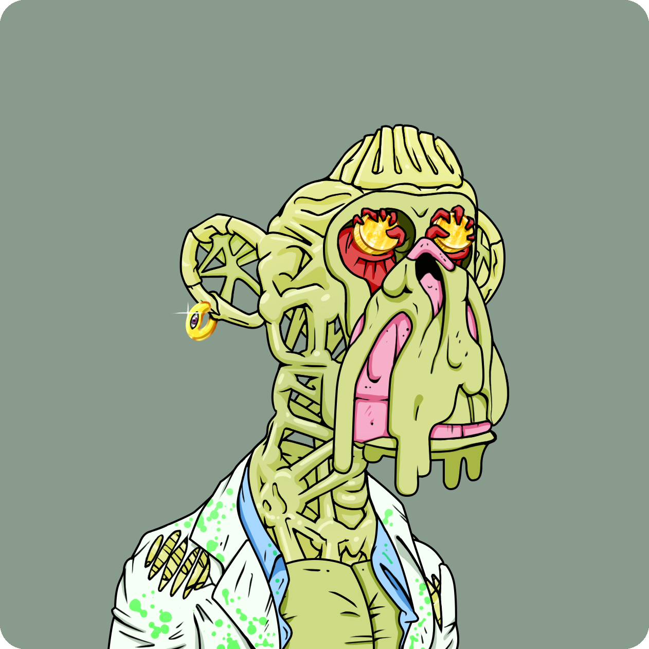 Yuga Labs - Mutant Ape Yacht Club - NFT # 3201