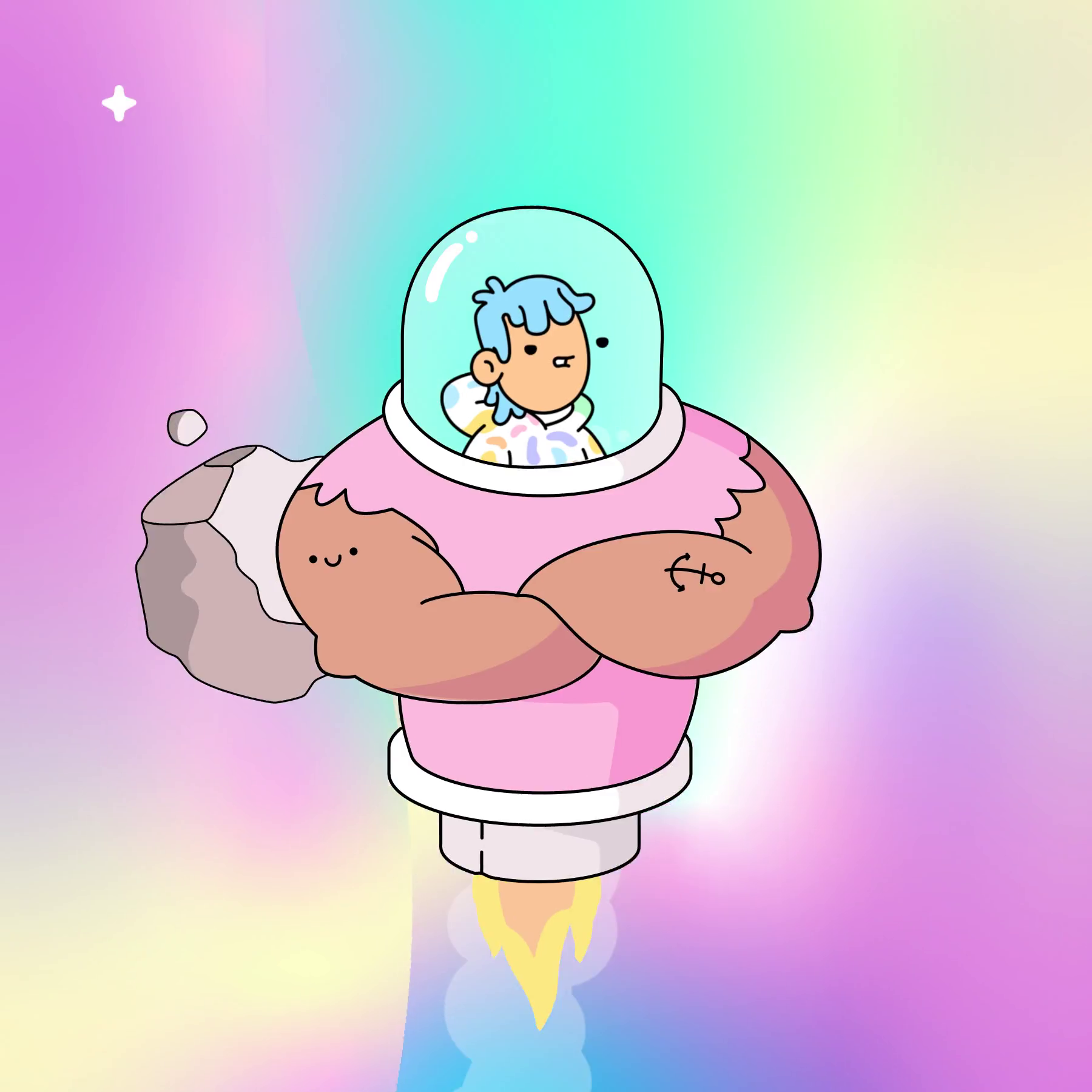 The Doodles Founders - Space Doodles - Space Doodle #333 - NFT # 333